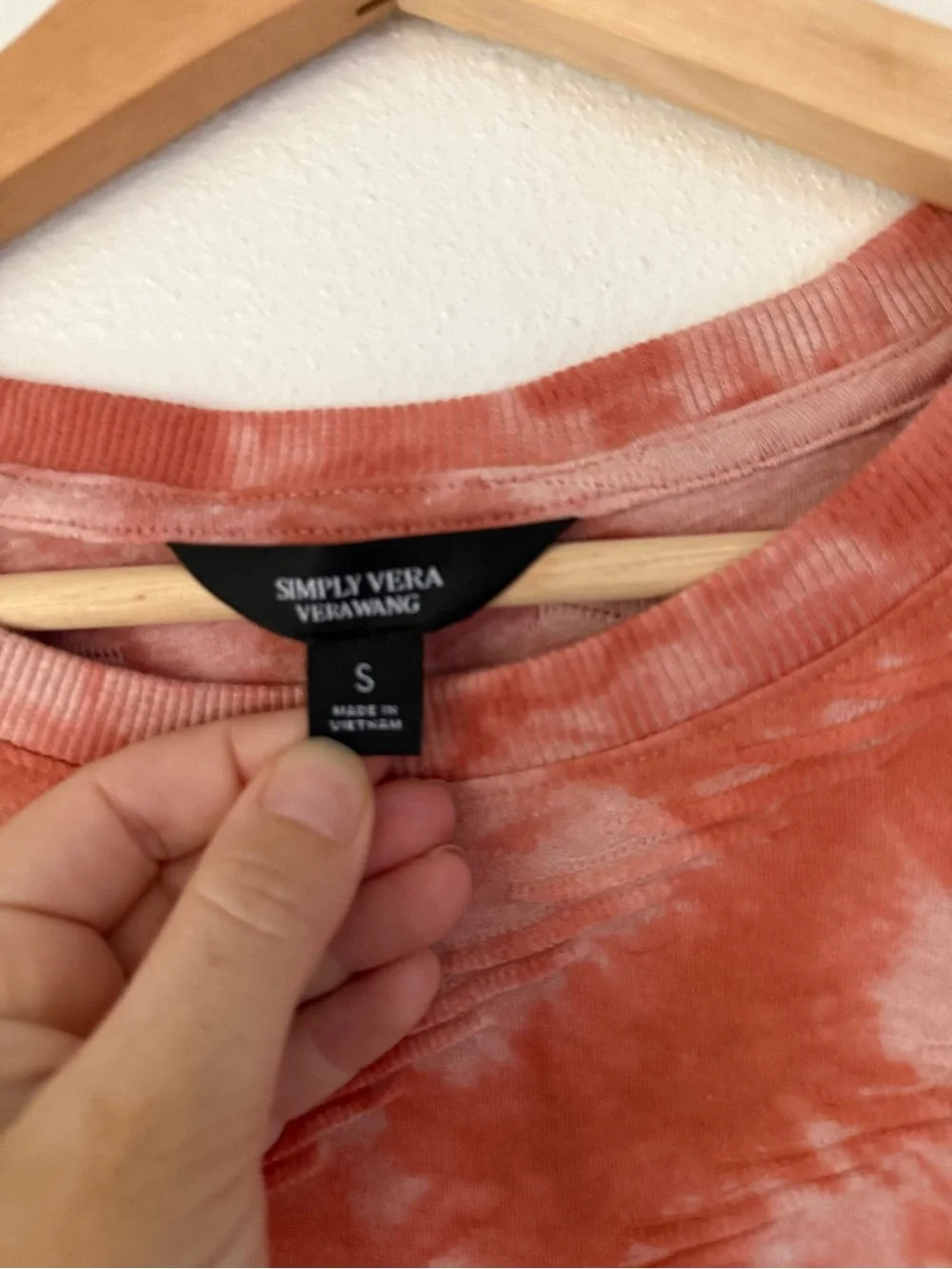 Simply Vera Vera Wang Texture Sweatshirt Size Small - Picture 4 of 8